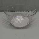 Amazing Abby - Bonita - 130-Ounce Plastic Serving Bowls (Set of 3), 10-Inch Clear Salad Bowl Set, BPA-Free, Shatter-Proof, Dishwasher-Safe, Stackable, Great for Salad, Fruit, Cereal, Snack, and More