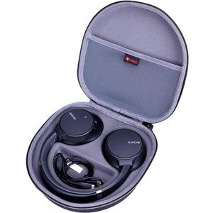 XANAD Hard Case for Sony WH-CH720N/WH-CH520N/WH-CH710N/WH-CH510 Wireless Bluetooth Noise Canceling Over The Ear Headphones - Storage Protective Travel Carrying Bag(Grey) (Gray Case with Mesh Bag)