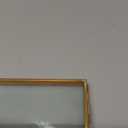 Double Picture Frames Gold Double Pictures Frame with Pressed Glass Photo Frame, Brass (5 x 7)