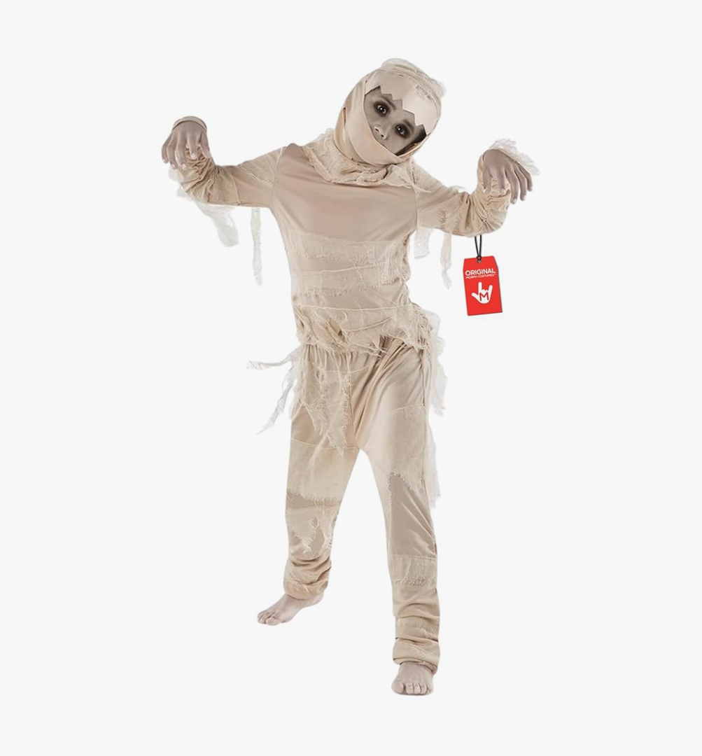 Morphsuits Kids Mummy Costume, Mummy Costumes for Boys, Boys Halloween Costume, Halloween Costumes for Kids, S