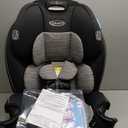 Graco Slimfit 3-in-1 Convertible Car Seat, Slim Car Seat with Space-Saving Design, Highback Booster Seat with 10-Position Headrest, Rear Facing and Forward Facing Carseat, Jarret MFD: 03-12-26