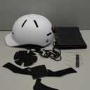 Bike Helmet Adult Men/Women-USB Rechargeable Rear Light CPSC/ASTM Certified 2 Removable Liners Adjustable Lightweight Baseball Cap Style for Youth Road&Mountain Biking Skating Scooter (XL(23.2-24.8in/59-63cm), Matte White)