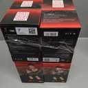 8 x TEKXYZ Reflex Ball with Counter App & Online Community, 2 Difficulty Levels Boxing Ball with Headband, Perfect for Reaction, Agility, Punching Speed, Fight Skill & Hand Eye Coordination Training (Black/Red)