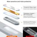 TORRAS for iPhone 17 Pro Case, Beyond Military-Grade Protection, Camera Control Button, DIY Buttons, Translucent Matte Slim Thin Shockproof Hard Back Anti-Scratch case for iPhone 17 Pro, Silver White