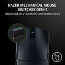 Razer Viper V3 HyperSpeed Wireless Esports Gaming Mouse: 82g Lightweight - Up to 280 Hr Battery - 30K DPI Optical Sensor - Gen-2 Mechanical Switches - 8 Programmable Controls - Classic Black