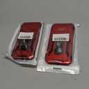 Pack of 2 PhuLok Compatible with Google Pixel 8A Case with HD Screen Protector,[Slide Camera Cover][Kickstand][Military-Grade] Heavy Duty Protection (Red)