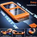 TOCOL for iPhone 16e / iPhone 13 Privacy Screen Protector True 25Anti Spy 9H+ Hardness Tempered Glass for iPhone 13 Full Coverage Screen Protector Easy Installation 2 Pack