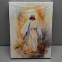 3Pcs Jesus Canvas Wall Art Bible Stories Wall Decor God Resurrection Ascension Painting Pictures Empty Tomb Cross Poster Prints for Bedroom Prayer Room Church Easter Home Decoration 12X16