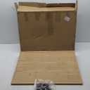 GarveeHome Bamboo Cutting Board & Stovetop Cover - Raised Chopping Board with Detachable Legs, Juice Groove & Compartments - Versatile Sink Cover for Home and Restaurant Kitchen Countertops (29.5"L x 21.3"W)