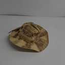 FLUFFY SENSE. Cowgirl Hats for Women Straw Cowboy Hat Western Beach Sun Hat with Shapeable Brim for Coastal Cowgirl (Sunkissed Blonde, 6 5/8-7 1/2)