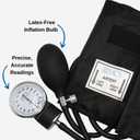 HCS Extra Large Blood Pressure Cuff, Manual - Adult BP Cuffs - XL Manual Blood Pressure Cuff Arm Monitor - Aneroid Sphygmomanometer - Medical Grade, Home Use, Elderly Care - w/Carrying Case