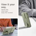 SURITCH for Samsung Galaxy A57 5G Case, Compatible with MagSafe, Shockproof Bumper Cover Slim Magnetic Protective Cases with Camera Cover & Adjustable Metal Kickstand for Galaxy A57 5G, Green
