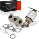 A-Premium Front Left Exhaust Manifold Catalytic Converter, E.P.A Compliant | Compatible with Toyota Highlander 2008-2009 3.5L, Sienna 2007-2010 3.5L