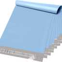 Metronic Poly Mailers 10x13 50 Pack, Shipping Bags for Small Business, Waterproof Weather Resistant & Tear Resistant Durable Self Seal Mailing Envelopes Packaging bags for Clothing, Haze Blue
