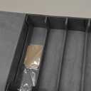 ZLCA Card Storage Box for MTG PTCG, Commander Deck Box Holds 3200+ Cards, Trading Card Storage Case with 4 Stoppers, Card Organizer for TCG Sport Cards(Black)