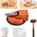Saker Floor Gap Fixer Tool with Mallet,Laminate Floor Gap Repair Tool,Suction Cup Lifter,Floor Gap Repair Kit,for Floating Wood Floors and Moving Glasses with Sticky Pads and Gloves