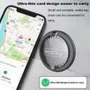 GPS Tracker for Vehicles No Monthly Fee, Tracker Device for Vehicles, Mini GPS Tracker for Kids, Tracking Devices for Cars Hidden Compatible with Apple Find My (iOS Only) Pet Tag Tracker for Dogs Keys
