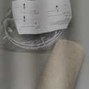 Beige Linen Small Drum Lampshade, 8.66" Top x 8.66" Bottom x 7.87" High Lamp Shade, Lamp Shade Replacement for Table and Floor Lamps, Pendant Light, Handcrafted Lampshade, Easy Assembly