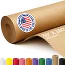 IDL Packaging Brown Kraft Paper Roll 36" x 2160" (180 feet), 30lb Thickness - USA-Made Brown Wrapping Paper for Packing, Moving, Shipping & Crafts/Arts - 100% Recycled Natural Craft Wrap Material
