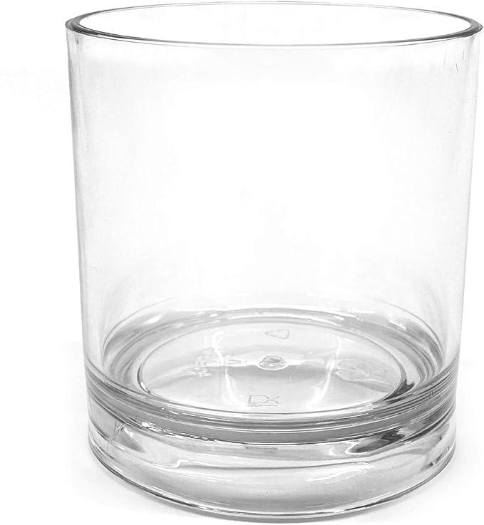 Glass Candle Holder Clear 2Pcs