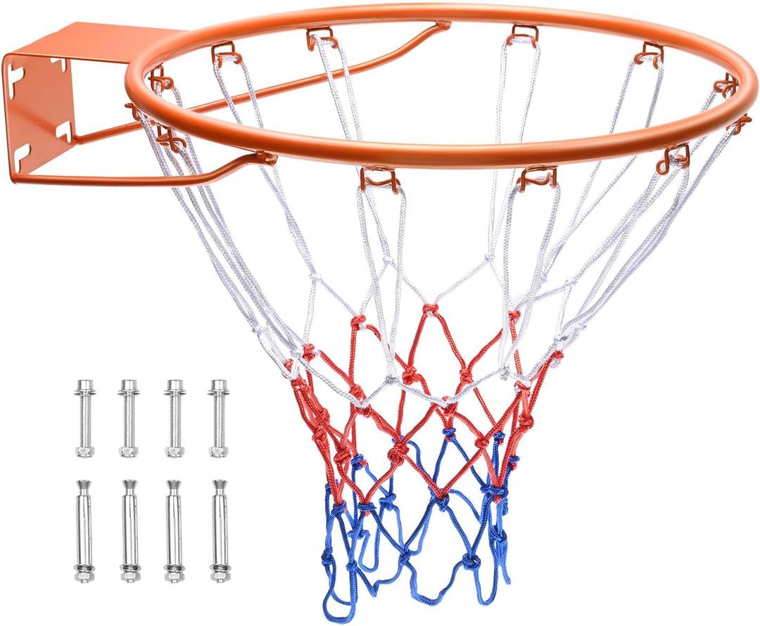 VEVOR Basketball Hoop, 44 54 Inchs PC Backboard Wall Mounted, Basketball Portable Hoop & Goal, Indoor & Outdoor with Hand-Crank Adjustment, Classic Basketball Court, Teens, Adults, Schools, Parks