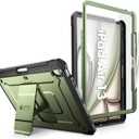 SUPCASE for iPad Air 13 Inch Case M3/M2 (2025/2024) with Pencil Holder (Unicorn Beetle Pro), [Built-in Screen Protector & Stand] [Military-Grade Protection] Rugged Cover for iPad Air 13 Inch, Guldan