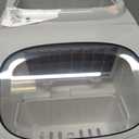 Countertop Ice Cube Maker Machine with External Water Tank,16Pcs/5Mins,34Lbs/Day,2 Ways to Add Water,Portable Compact Small Ice Maker with Self-Cleaning,Perfect for Home/Kitchen/Camping/RV (GREY)