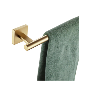 KOKOSIRI Bathroom Towel Bar Gold Bath Towel Holders for Toilet Kitchen Cabinet Showeroom Wall Mount, 24 Inches Bathroom Hardware Stainless Steel B4006BG-L24