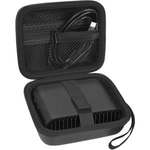 Grapsa Case Compatible with TP-Link Ultra-Portable Wi-Fi 6 AX1500 AX3000 Travel Router, Storage Holder for TL-WR1502X TL-WR3002X Portable WiFi Hotspot, Ethernet Cable Network (Box Only)-Black