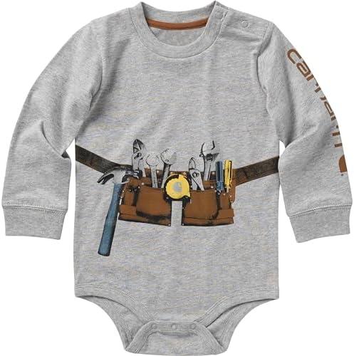 Carhartt Baby Girls' Long-Sleeve Bodysuit 6M