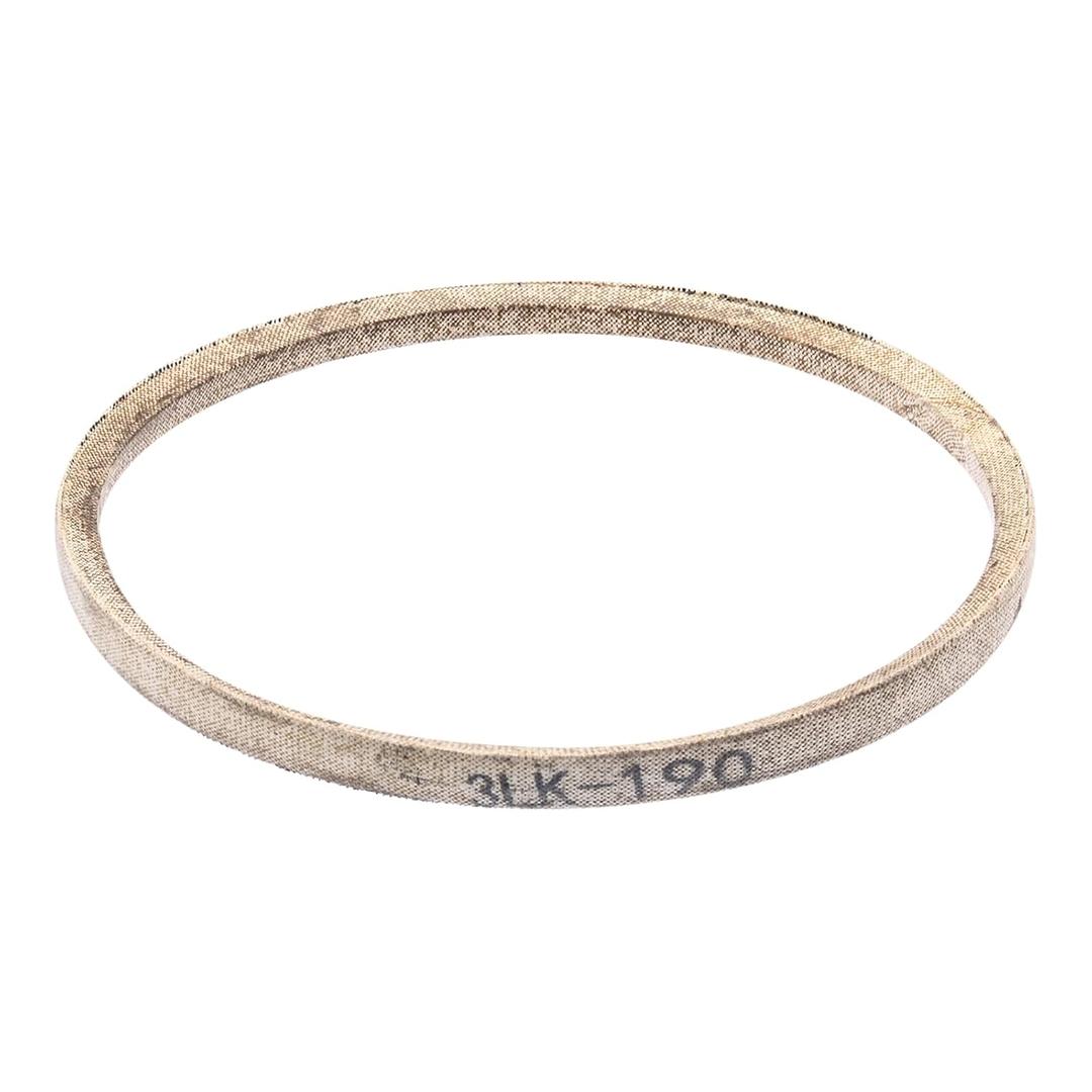 uxcell 3LK190 Cord Belt Grey Color, 3/8" x 19" Lawn and Garden Aramid V-Belt for Mower Deck