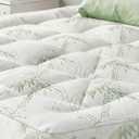 Bamboo Mattress Topper Twin Size with Deep Pocket 1700 GSM Cooling Shredded Memory Foam Mattress Pad Rayon Derived from Bamboo, Ideal for Side Sleepers, Back Pain, Hot Sleepers