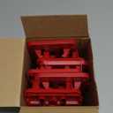12 Pack Battery Holder for Milwaukee M18 18V Battery Mounts Dock Holder Fit for M18 48-11-1815 48-11-1828 48-11-1850 48-11-1860 (w/24 Screws, No Battery)