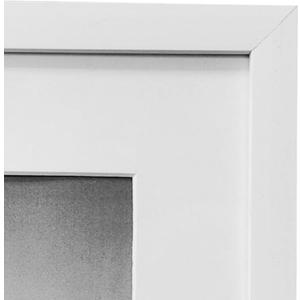 2-Pack PVC Picture Frames, Lightweight and Versatile Wall/Tabletop Decoration - Contemporary Design for Wall Art or Table Decor (white), 12x15 Inch