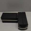 Goovilla 4x4 Post Caps Black(Actual 3.5" x 3.5"), 24 Pack Fence Post Caps with 48 Screws and Easy Installation, Sturdy Waterproof Plastic Deck Post Caps with Frosted Finishing Touch, Protect Wood Post