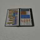 Nursing Clipboard with Nursing and Medical Edition Cheat Sheets Nursing School Essentials - Aluminum Foldable Nurse Clip Boards Essential Accessory for Efficient Patient Care (Black)