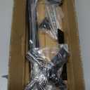 ERYTLLY Extended Rail Hook Fence Deck Heavy Duty Bird Feeder Hook 360 Degree Rotary and Length Adjustable Plant Bracket for Bird Feeders, Planters, Suet Baskets, Lanterns, Wind Chimes and More