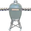 Stainless Steel Folding Side Shelves, Pair of 2, Fit for Large Big Green Egg Grill, 50% More Cooking Area Foldable Grill Table Accessories with Hardware