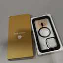 Miracase Glass Series Designed for iPhone 14 Pro Max Case 6.7 Inch, Upgrade Full-Body Magnetic Case with Built-in 9H Tempered Glass Screen Protector, with Camera Lens Protector, Magnetic Black