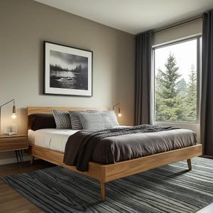 8x10 Living Room Bedroom Rugs Large Modern Abstract Area Rug Machine Washable Stripe Soft Rug, Anti-Skid Non-Shedding Floor Carpet for Dining Room Home Office Decor
