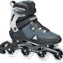 Rollerblade Macroblade 90 Men's Adult Fitness Inline Skate, Orion Blue/Spicy Orange, Performance Inline Skates, 8/8.5
