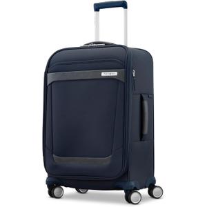 Samsonite Elevation Plus 22-Inch Carry-On - Expandable Softside Spinner Luggage - Midnight Blue