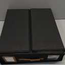 Foldable Bedding Organizer Storage Box Window Fabric Bed Sheet Organizer Container for Closet Space-Saving Blanket Bin for Home Storage