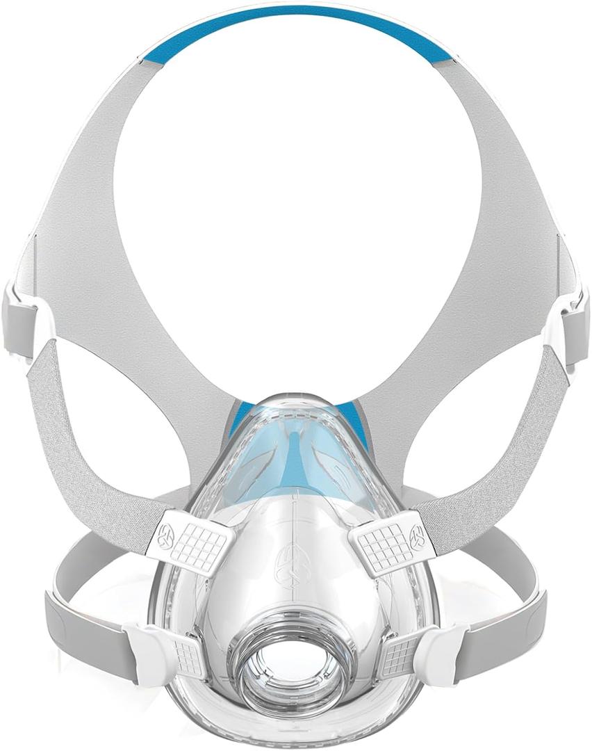 AirFit F20 Replacement Mask Set Large - Includes Mask Cushion, Headgear, Frame & Clips - F20 Full Face Masks Accessories Supplies(L)