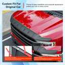 powoq Hood Protector Compatible with 2021-2026 Ford F150 Deflector Upgraded TPE Shield Hood Deflector Replacement for 2021-2026 Ford F-150 Accessories