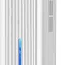 Dehumidifier,95OZ Dehumidifier for Home 1000 Sq.Ft - Quiet with Auto Shut Off & Relaxing 7 Color Ambient Light,Ideal for Livingroom, Bedroom, Basement(White)