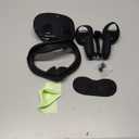 Silicone Cover Set Compatible with Meta Quest 3S Accessories, VR Protector Face Cover, Controller Grips, Front Shell Headset Cover and Lens Protective Cover for Meta/Oculus Quest 3S Accessories(Black)