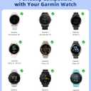 18mm 20mm 22mm Metal Watch Band Compatible with Garmin Venu 3S/2S/4/3/Vivoactive 4S/Vivomove 3S/Forerunner 255S/265S/Vivoactive 6/5/3, Quick Release Stainless Steel Mesh Strap for Men Women