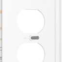 Decorative Outlet Covers Mid Century Sun Japanese Kanagawa Waves Sea 1 Gang Duplex Light Switch Cover Plate Electrical Switch plate Covers Wall Plates Receptacle Cover for Bathroom Bedroom Decor