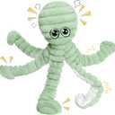 PrimePets Dog Toys for Large Dogs, 27 Extra Large Plush Octopus Dog Toy, Crinkle Squeaky Dog Toy for Small Medium Large Breeds, Interactive Stuffed Chew Toys to Keep Them Busy, Green